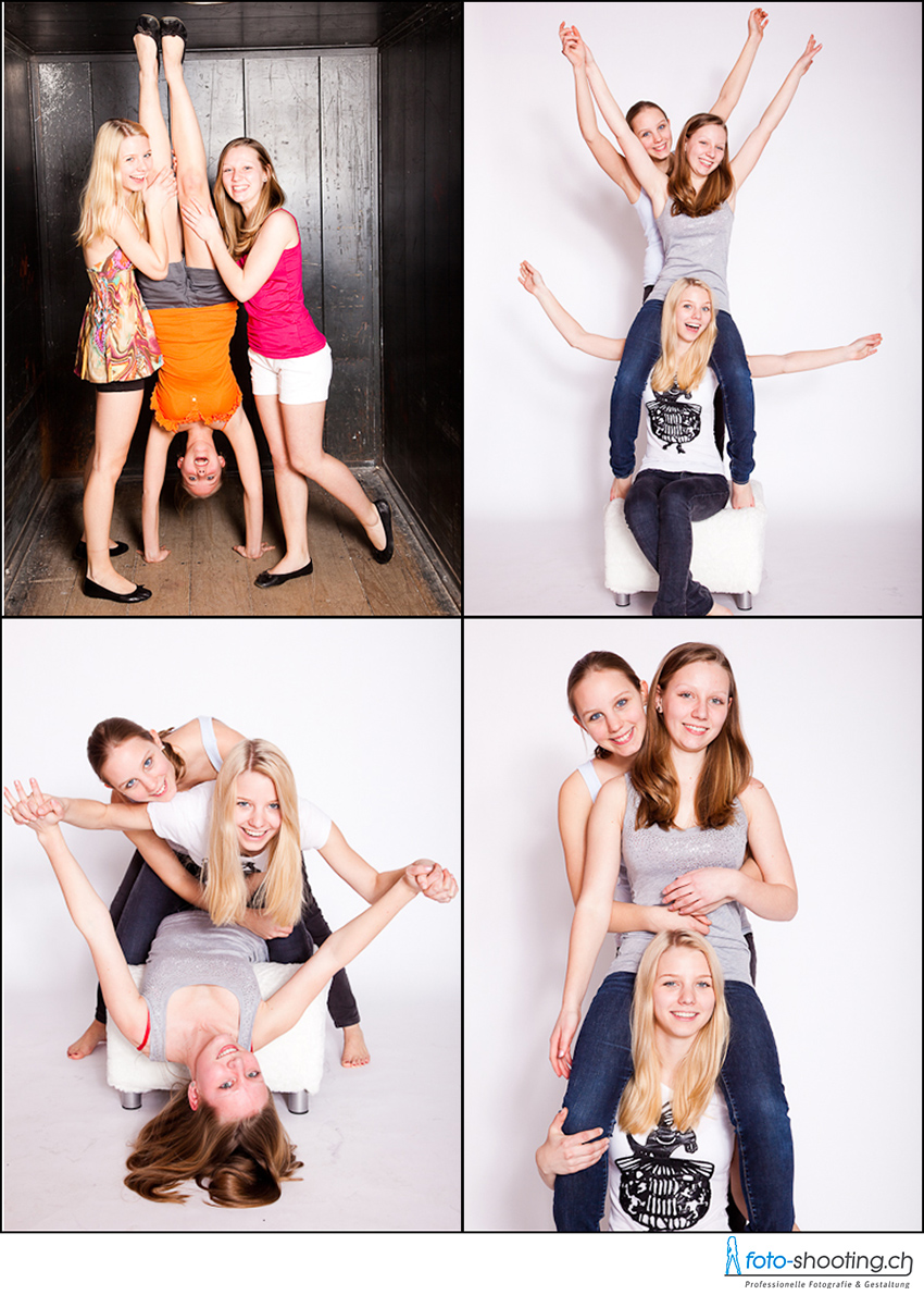 Spass beim Fotoshooting