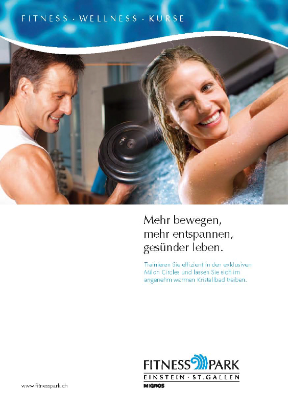 Publikation Migros Fotoshooting für Migros Fitnesspark