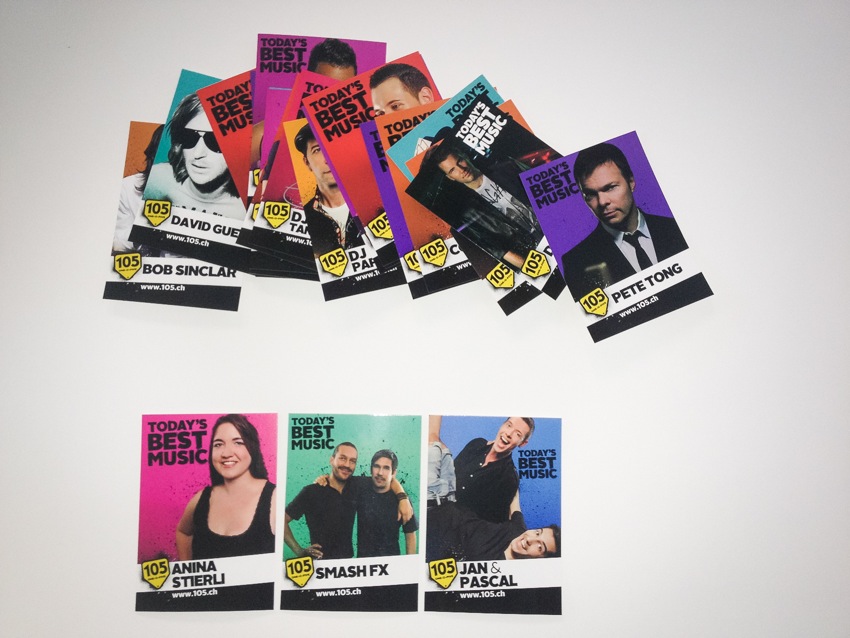 Autogrammkarten von Radio 105. Jetzt gibts neue!